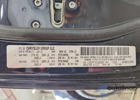2012 Dodge Ram 1500 St z USA, uszkodzony, nr VIN 1C6RD7FT0CS303365